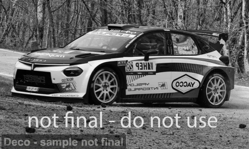 1:43 Ixo - Lancia Ypsilon HF Rally2 #29 WRC2 Rally Croatia 2026 Y. Rossel / A. Dunand