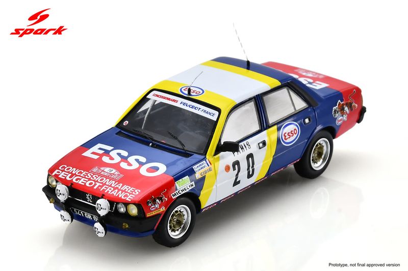 1:43 Spark - Peugeot 505 STI #20 Rallye Monte Carlo 1982 C. Laurent / D. Laurent 1:43 Spark - Peugeot 505 STI #20 Rallye Monte Carlo 1982 C. Laurent / D. Laurent