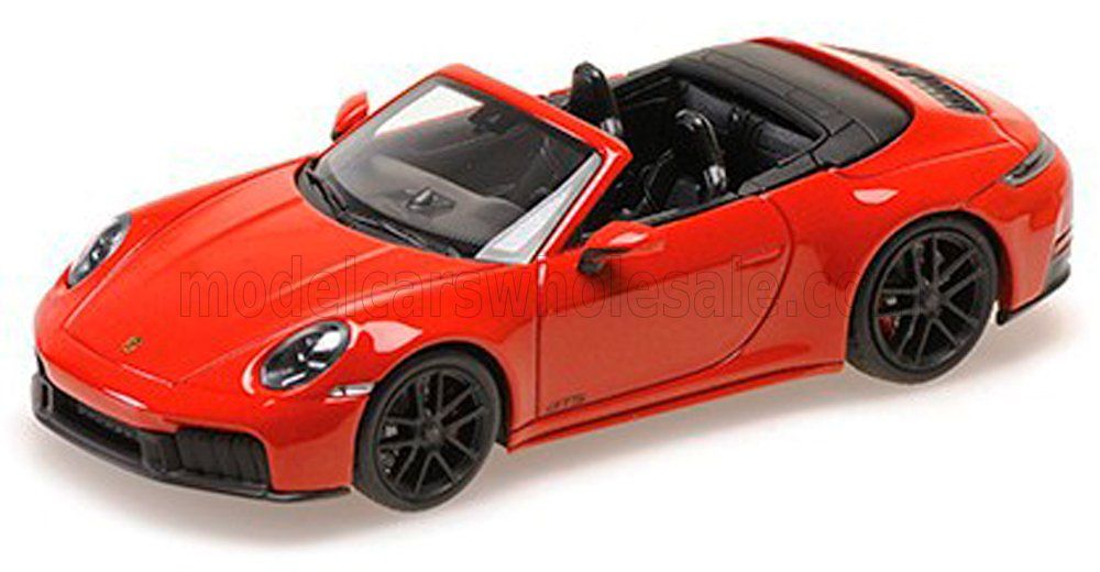 1:64 Minichamps - 2025 Porsche 911 (992.2) Carrera GTS Cabriolet Red