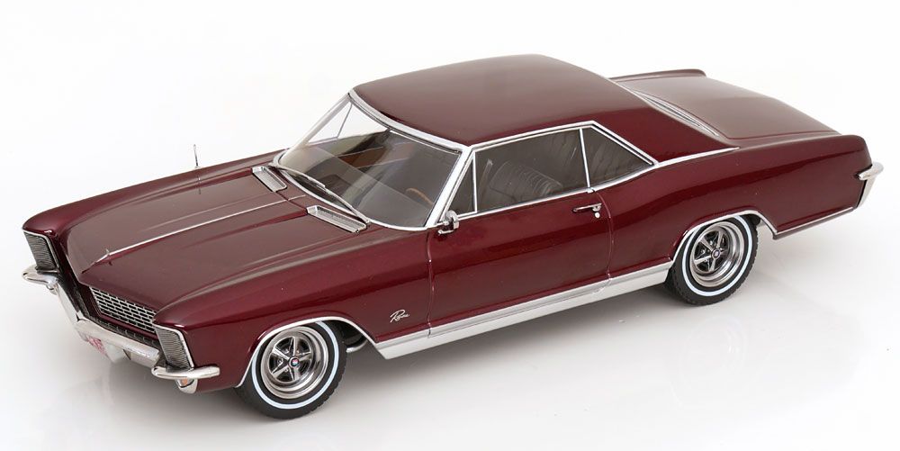 1:18 KK Scale - Buick Riviera Road House 1965 dunkelrot-metallic