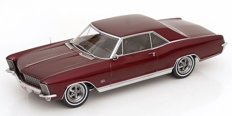 1:18 KK Scale - Buick Riviera Road House 1965 dunkelrot-metallic 1:18 KK Scale - Buick Riviera Road House 1965 dunkelrot-metallic