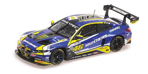 1:43 Minichamps - BMW M4 GT3 Evo #46 Team WRT GTWC Misano 2023 V. Rossi / M. Martin – Sieger