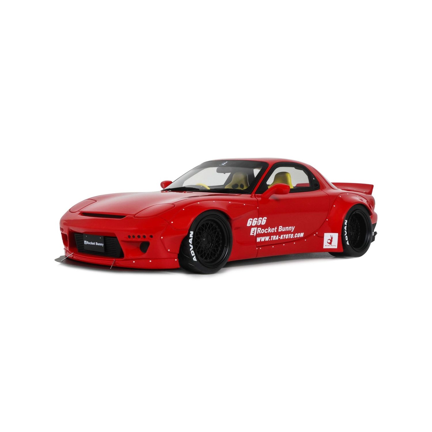 1:18 Otto Mobile - 2015 Mazda RX-7 (FD3S) Rocket Bunny Aero V1 Red