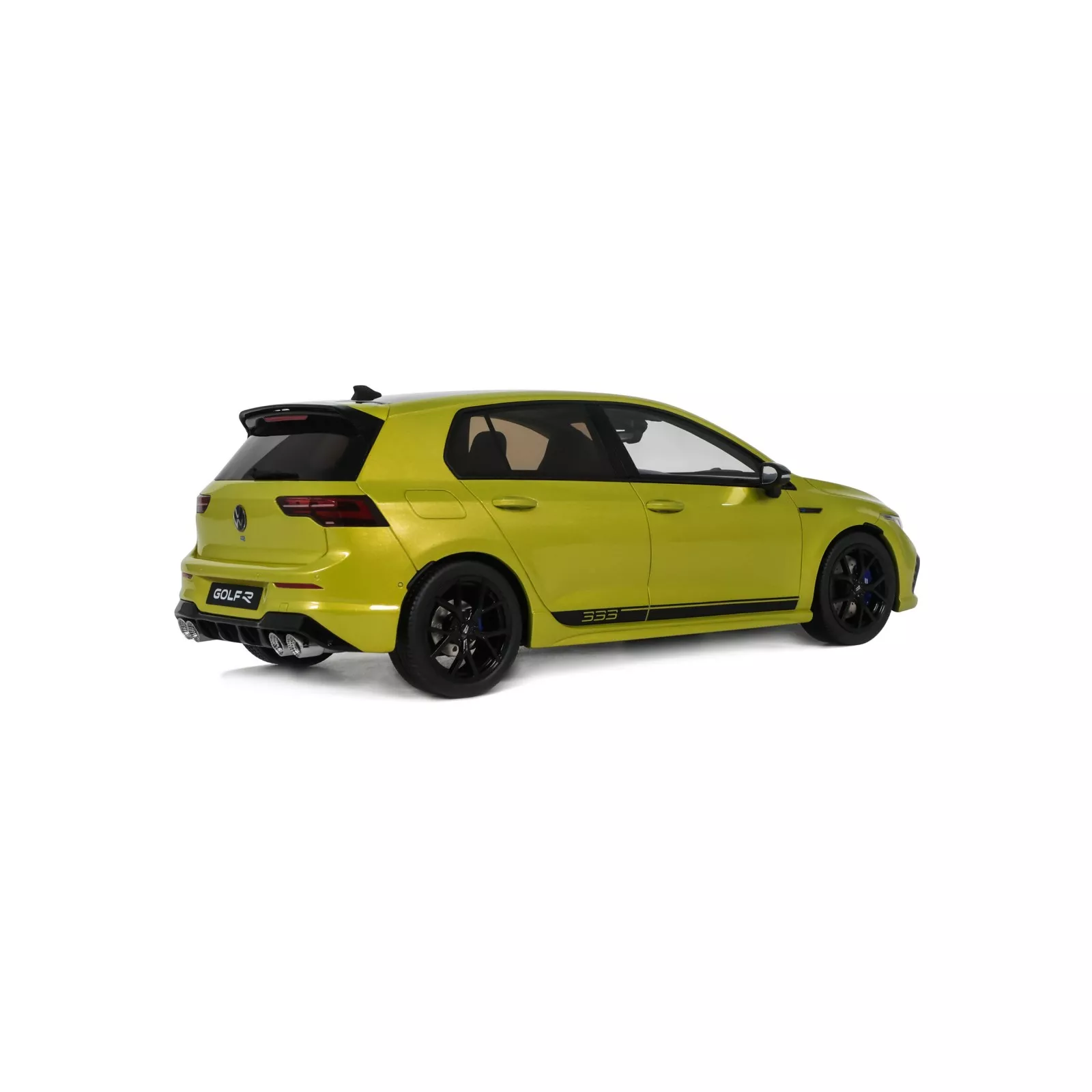1:18 Otto Mobile - 2023 Volkswagen Golf VIII R 333 Limited Edition Lime Yellow Metallic