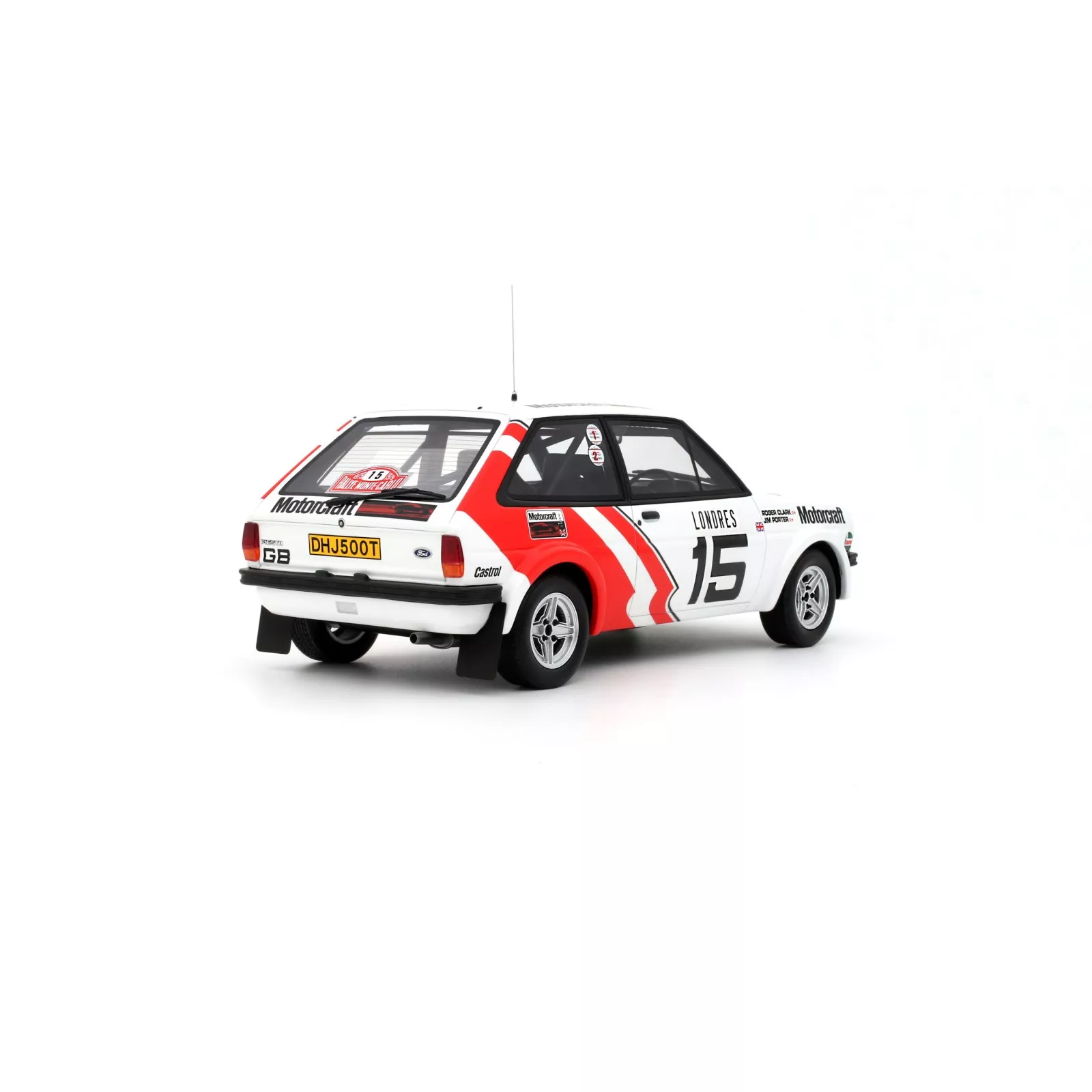 1:18 Otto Mobile - Ford Fiesta 1600 Gr. 2 #15 Rallye Monte Carlo 1979 R. Clark
