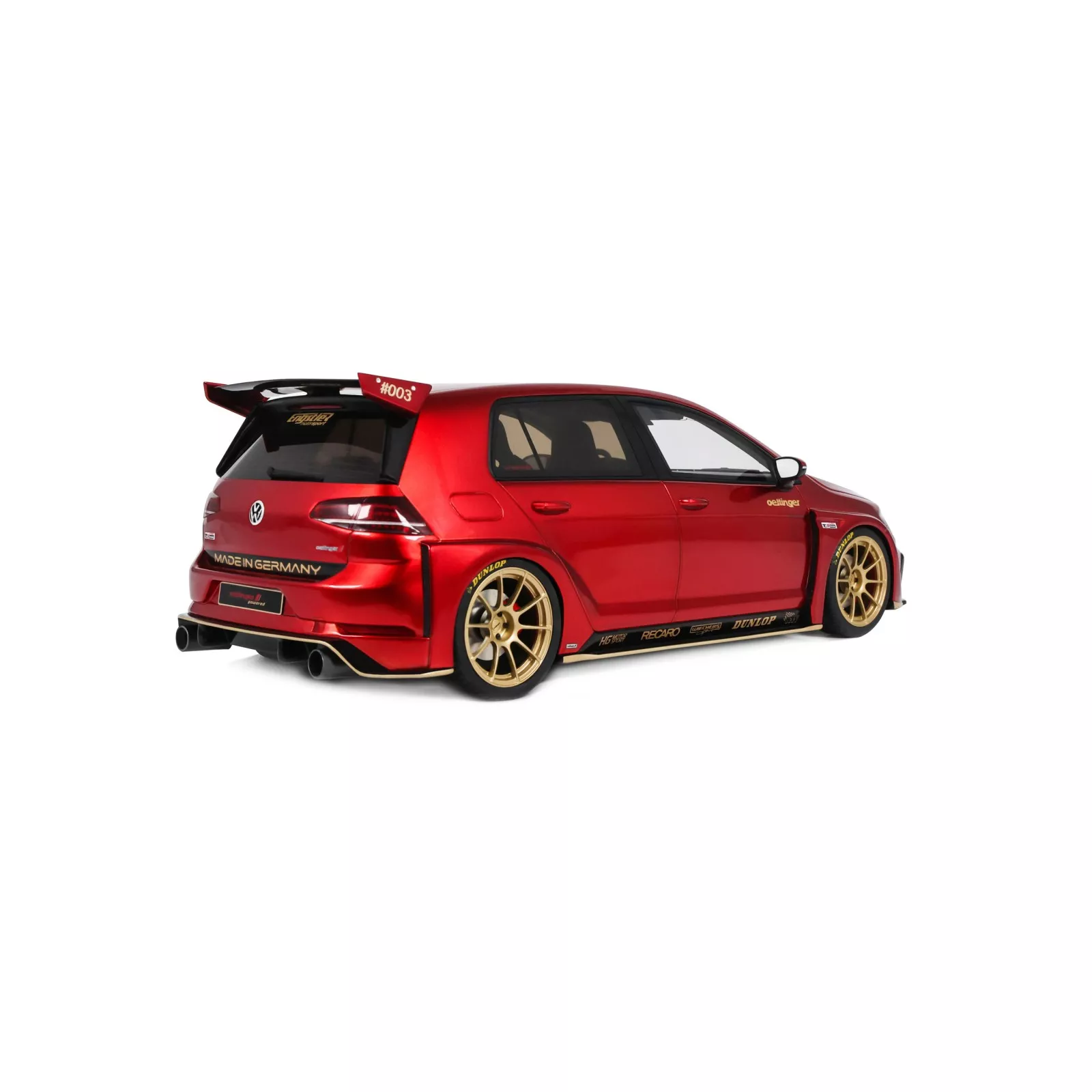 1:18 Otto Mobile - 2019 Volkswagen Golf 7 Oettinger TCR Germany Street Candy Red
