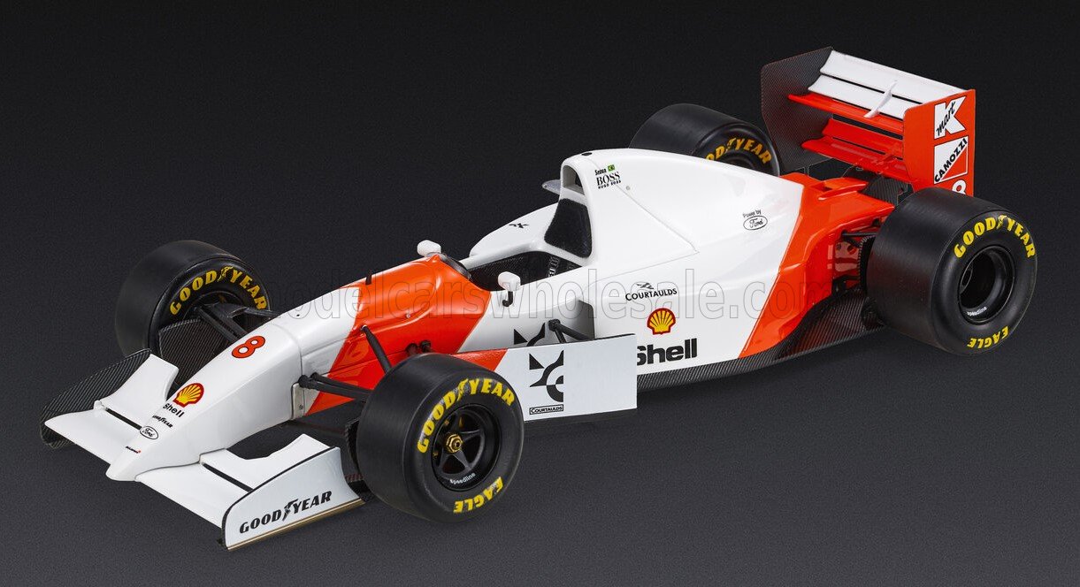 1:18 GP Replicas - McLaren Ford MP4/8 #8 Brazilian GP 1993 A. Senna – Sieger
