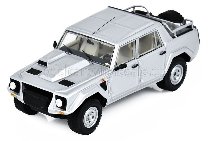 1:43 Spark - 1986 Lamborghini LM002 Pick-Up 4-Door Silver