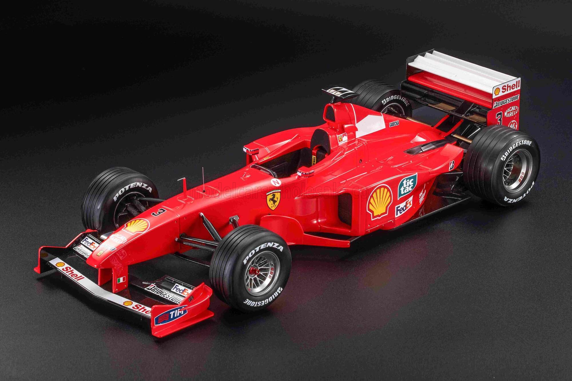 1:18 GP Replicas - Ferrari F399 #3 Scuderia Ferrari Japanese GP 1999 M. Schumacher – 2. Platz *With Pilot Figure*