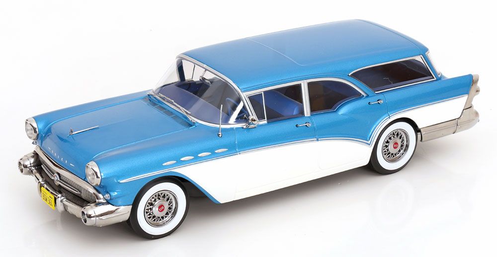 1:18 KK Scale - Buick Special Estate Wagon 1957 türkis-metallic/weiß