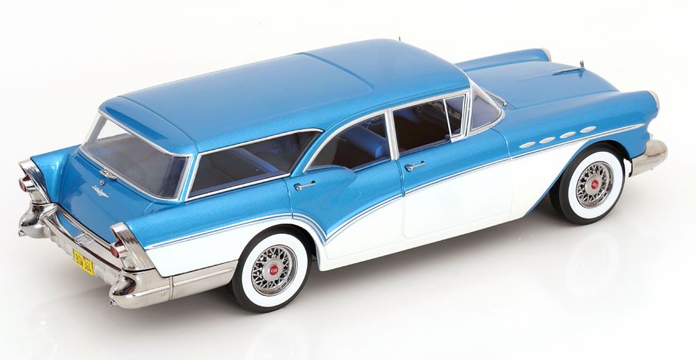 1:18 KK Scale - Buick Special Estate Wagon 1957 türkis-metallic/weiß