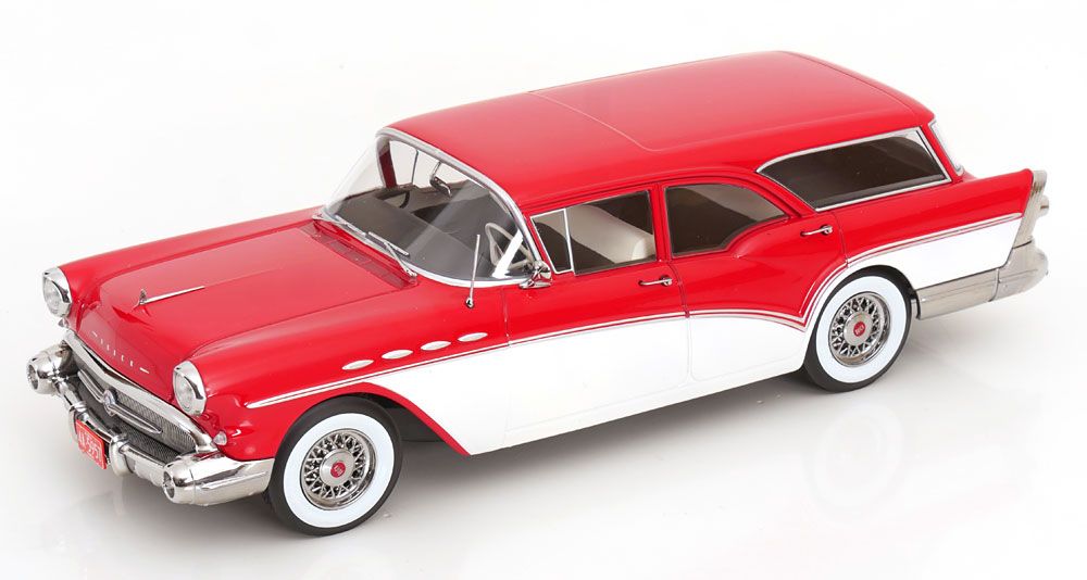1:18 KK Scale - Buick Special Estate Wagon 1957 rot/weiß