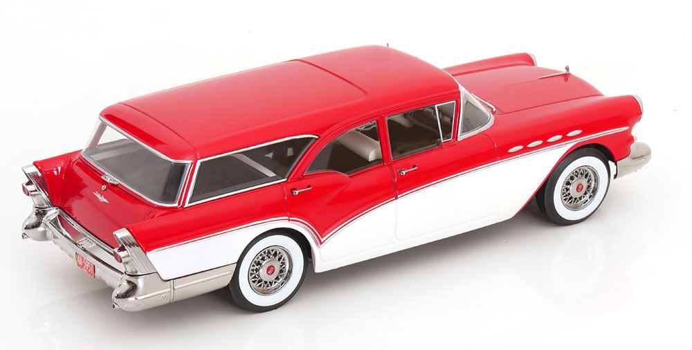 1:18 KK Scale - Buick Special Estate Wagon 1957 rot/weiß