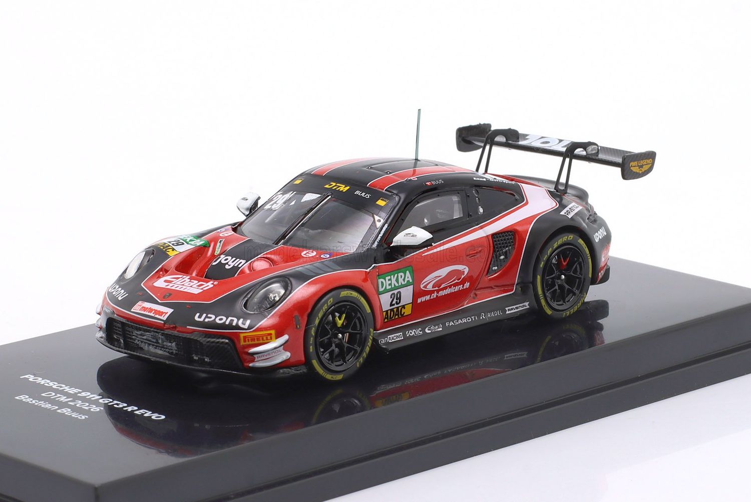 1:64 Ixo - Porsche 911 (992) GT3 R #29 Land Motorsport DTM 2026 B. Buus