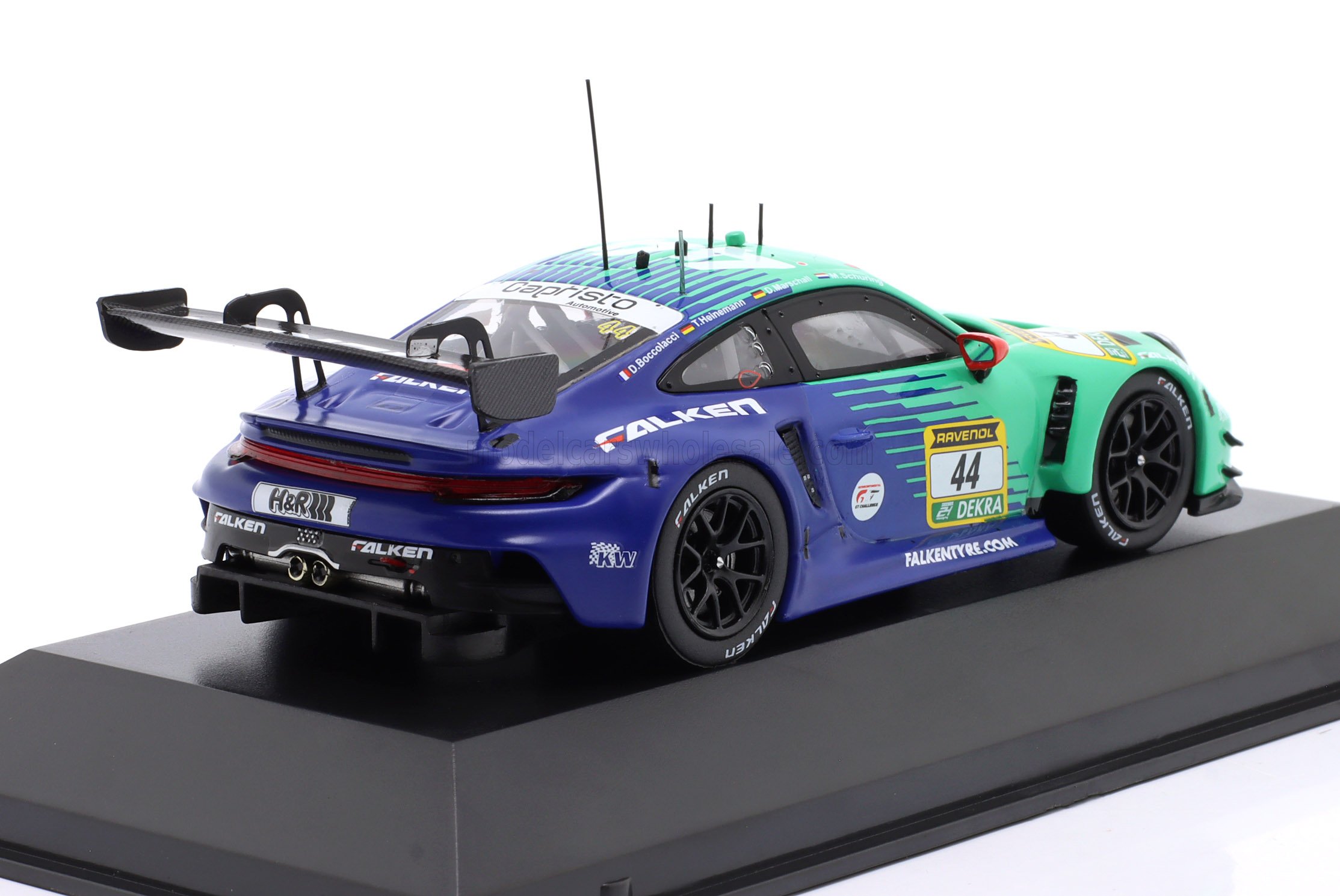 1:43 Ixo - Porsche 911 (992) GT3 R #44 Falken Motorsports 24h Nürburgring 2025 D. Boccolacci / T. Heinemann / D. Marschall / M. Schuring