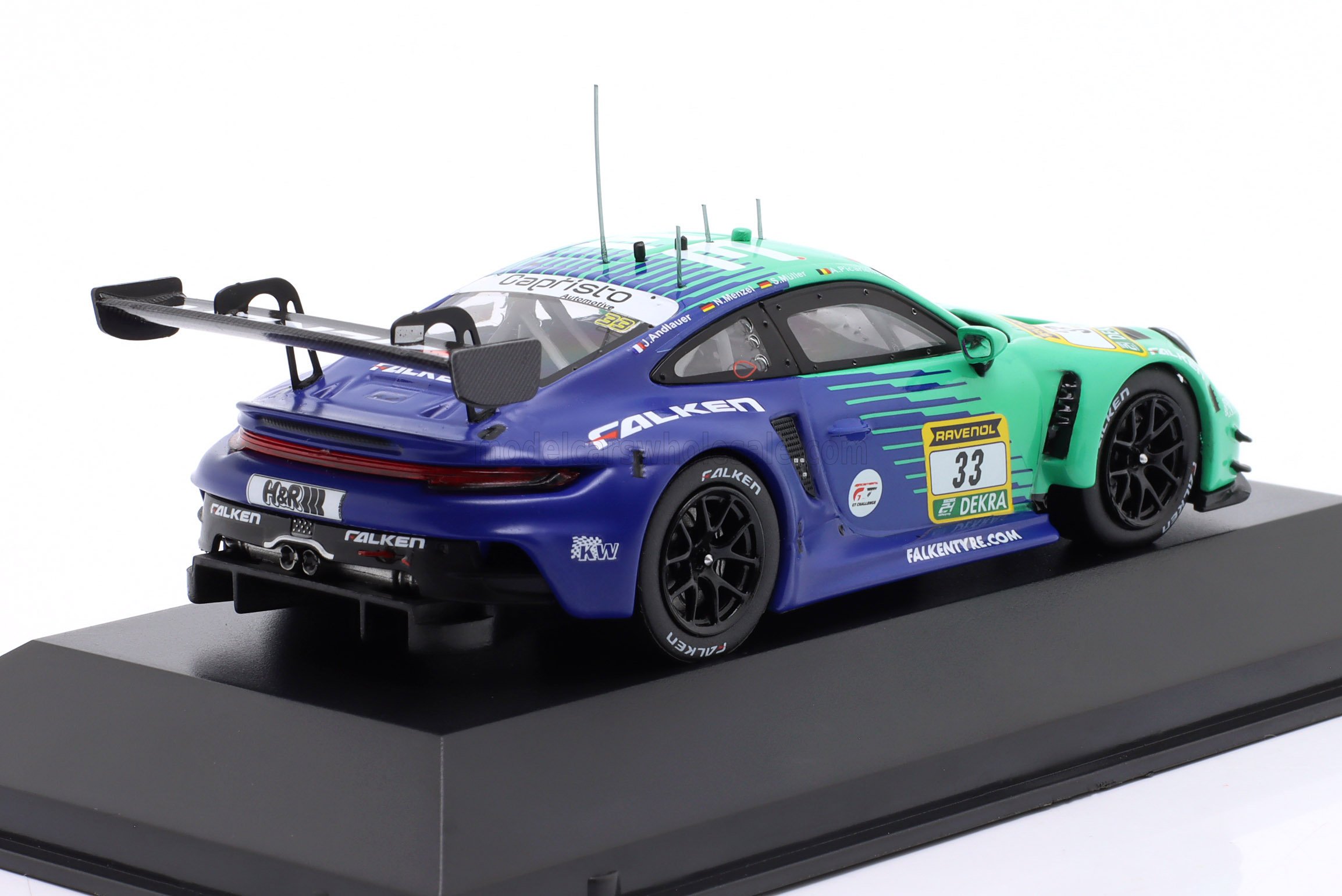 1:43 Ixo - Porsche 911 (992) GT3 R #33 Falken Motorsports 24h Nürburgring 2025 J. Andlauer / N. Menzel / S. Müller / A. Picariello