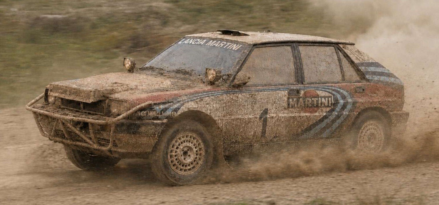 1:18 Top Marques - Lancia Delta HF Integrale 16V #1 Martini Racing Safari Rally Kenya 1991 J. Recalde / M. Christie – 3. Platz