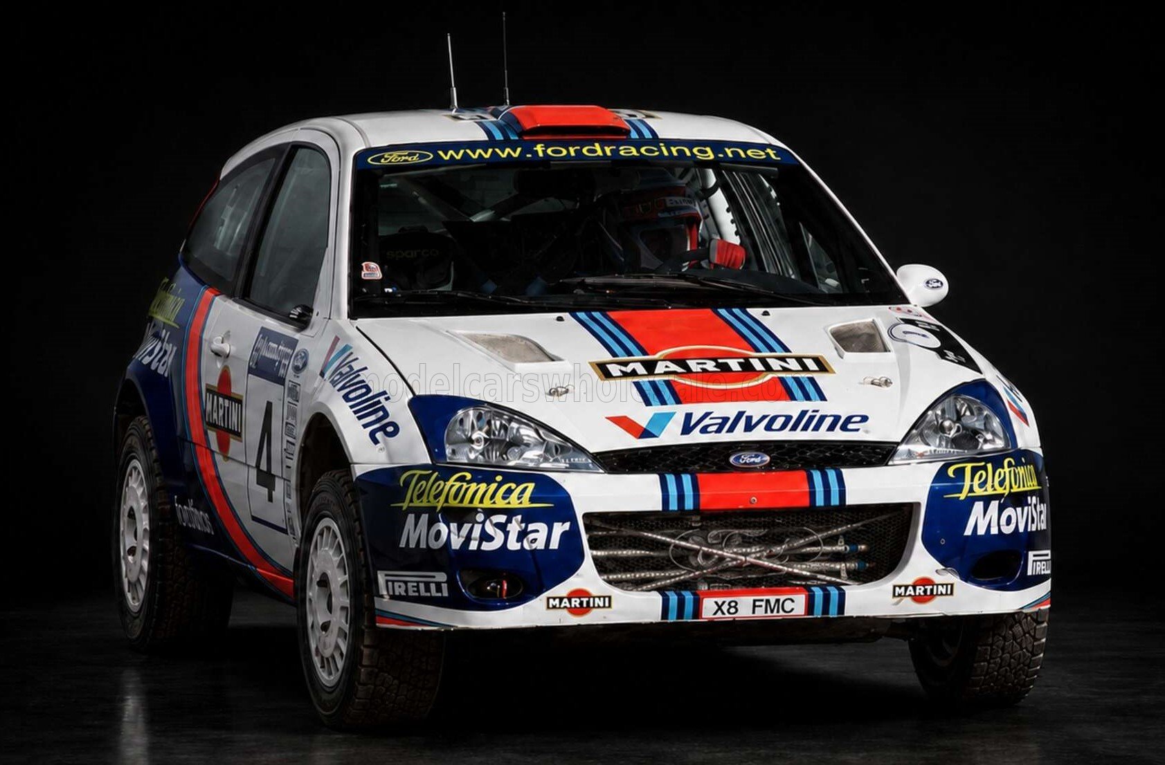 1:18 Top Marques - Ford Focus RS WRC #4 Acropolis Rally 2001 C. McRae / N. Grist – Sieger