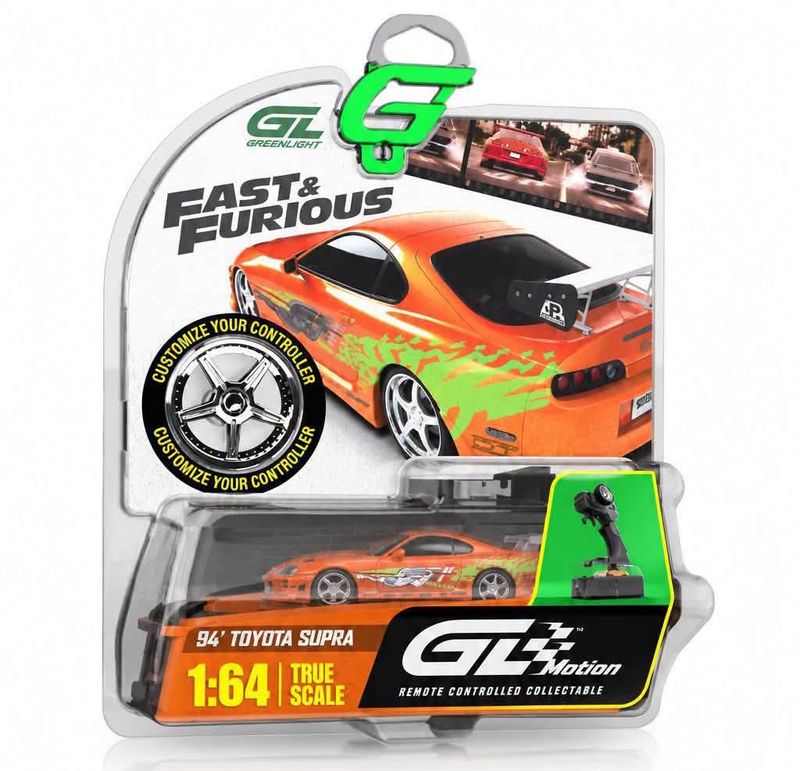 1:64 Greenlight - 1994 Toyota Supra MK4 Car & Case Brian *The Fast & the Furious* *Nur Auto & Transportbox* 1:64 Greenlight - 1994 Toyota Supra MK4 Car & Case Brian *The Fast & the Furious* *Nur Auto & Transportbox*
