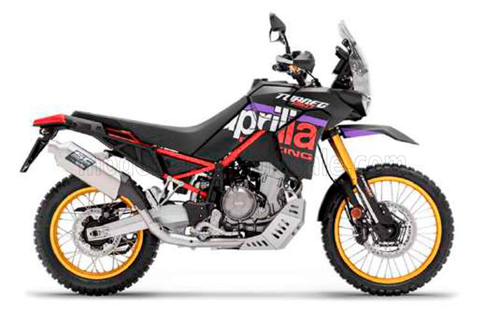 1:18 Maisto - 2025 Aprilia Tuareg Rally Black