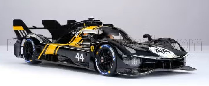 1:18 Bburago - 2026 Ferrari 499P Modificata #44 Black / Yellow