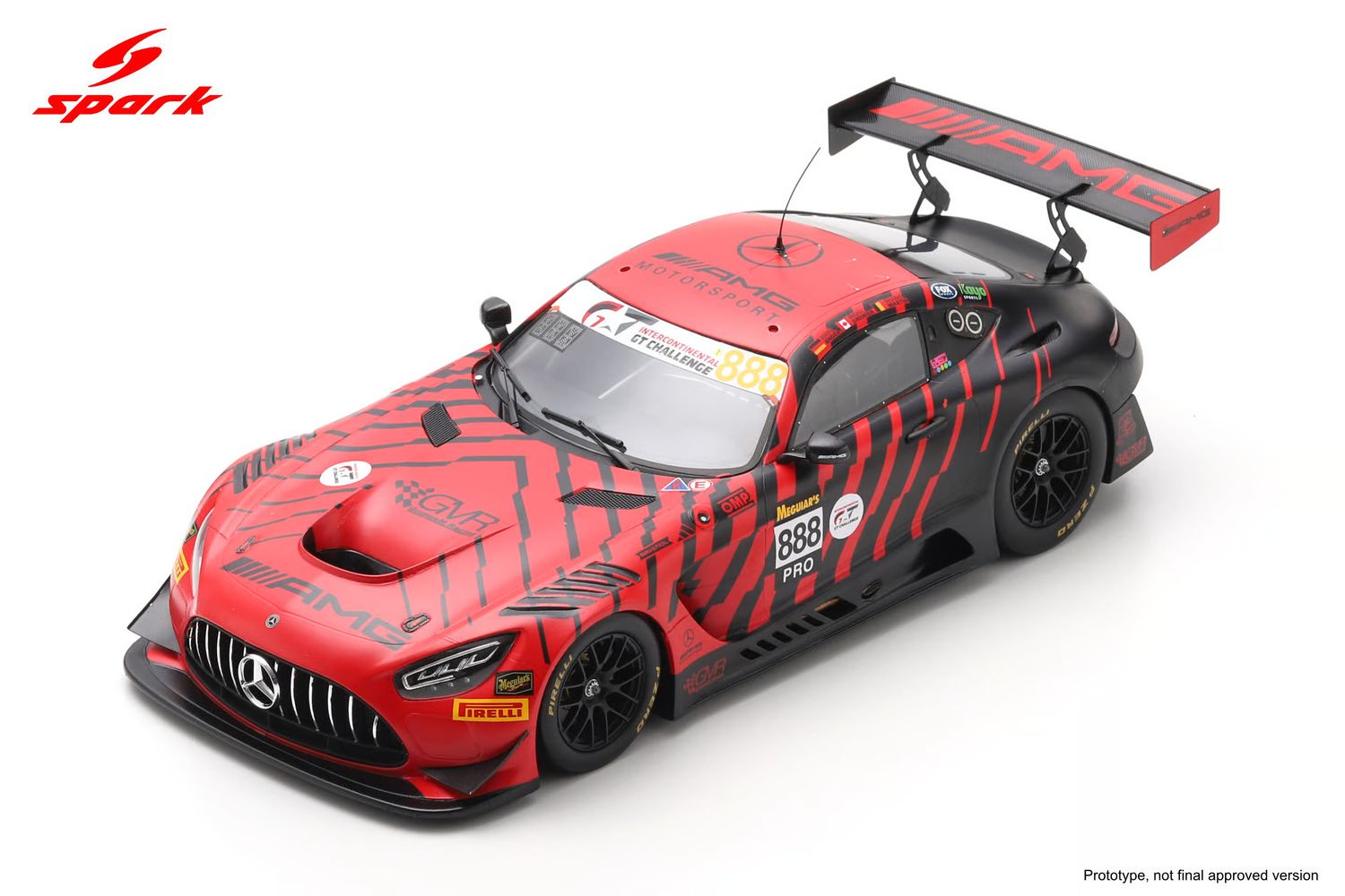 1:18 Spark - Mercedes-AMG GT3 Evo #888 Mercedes-AMG Team GMR 12h Bathurst 2026 M. Engel / M. Grenier / M. Martin – Sieger