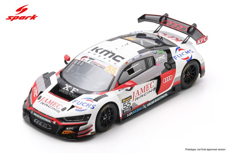 1:18 Spark - Audi R8 LMS GT3 Evo II #55 Jamec Racing / Team MPC 12h Bathurst 2026 B. Schumacher / C. Haase / W. Brown