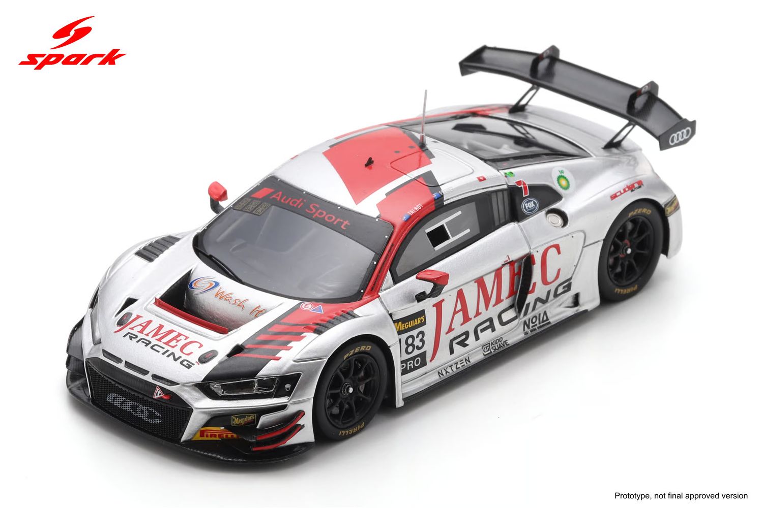 1:43 Spark - Audi R8 LMS GT3 Evo II #183 Jamec Racing 12h Bathurst 2025 B. Feeney / R. Feller / L. Talbot