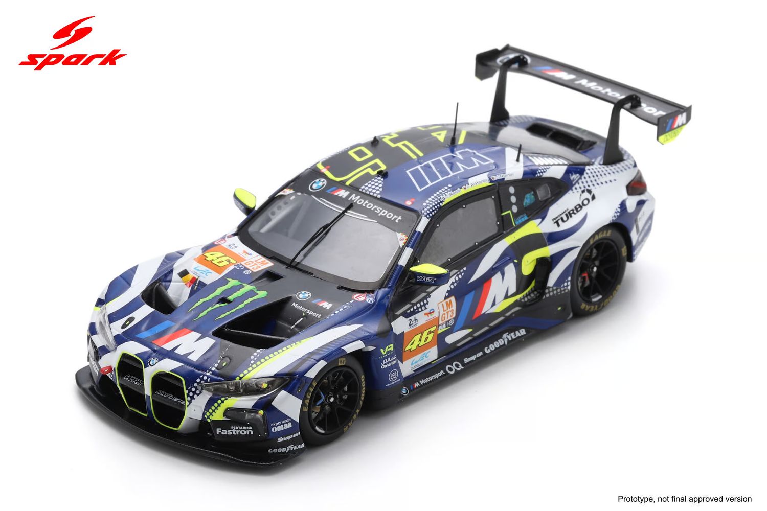 1:64 Spark - BMW M4 GT3 #46 Team WRT 24h Le Mans 2024 V. Rossi / M. Martin / A. Al Harthy
