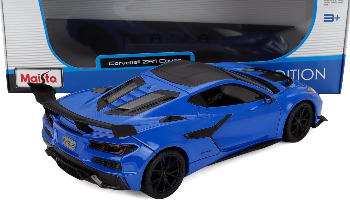 1:18 Maisto - 2024 Chevrolet Corvette ZR1 Coupé Blue