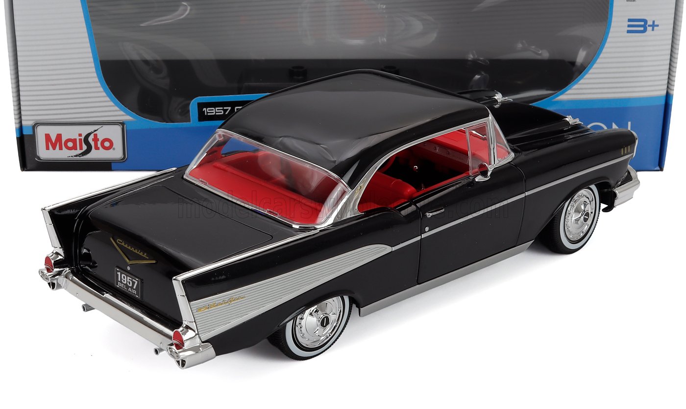 1:18 Maisto - 1957 Chevrolet Bel Air Black