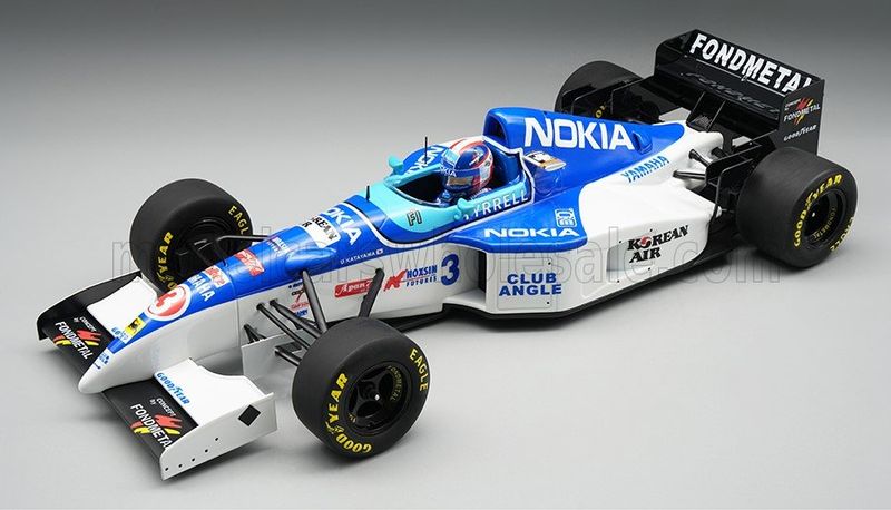 1:18 Tecnomodel - Tyrrell Yamaha 023 #3 British GP 1995 U. Katayama *With Driver Figure* 1:18 Tecnomodel - Tyrrell Yamaha 023 #3 British GP 1995 U. Katayama *With Driver Figure*