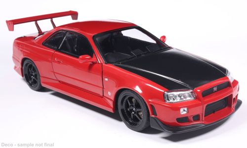 1:18 MCG - 2002 Nissan Skyline GT-R (R34) Red 1:18 MCG - 2002 Nissan Skyline GT-R (R34) Red