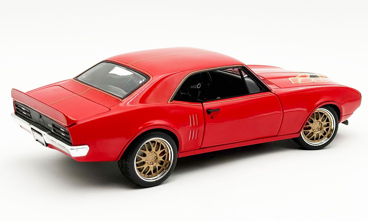 1:18 ACME - 1967 Pontiac Firebird Street Fighter - Fire Chicken Buccaneer Red