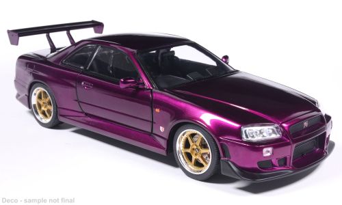 1:18 MCG - 2002 Nissan Skyline GT-R (R34) Purple 1:18 MCG - 2002 Nissan Skyline GT-R (R34) Purple