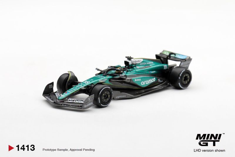 1:64 Mini GT - 2024 Aston Martin AMR26 #18 Lance Stroll Las Vegas GP