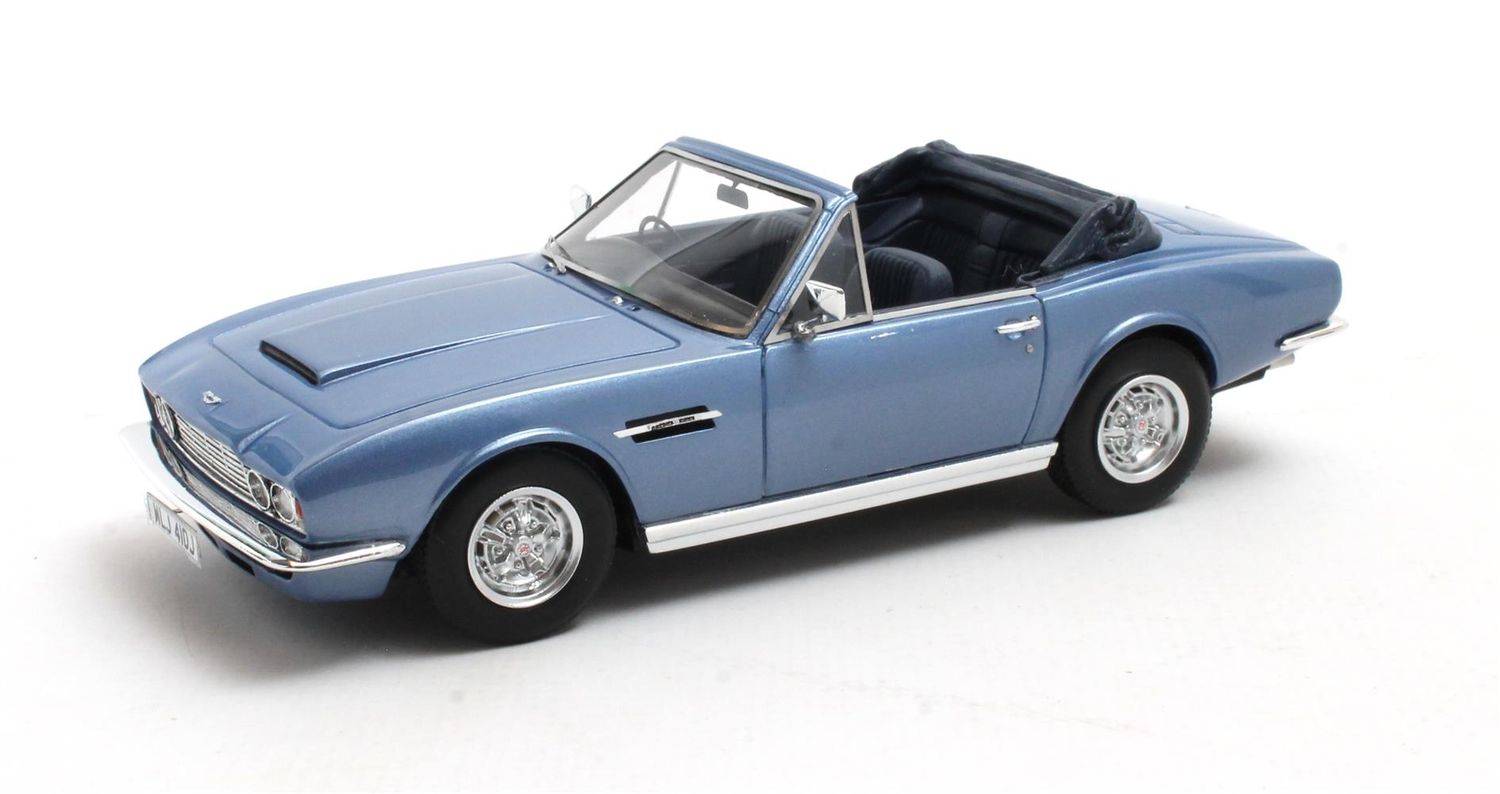 1:43 Matrix - 1973 Aston Martin DBS Banham Cabriolet Open Blue Metallic