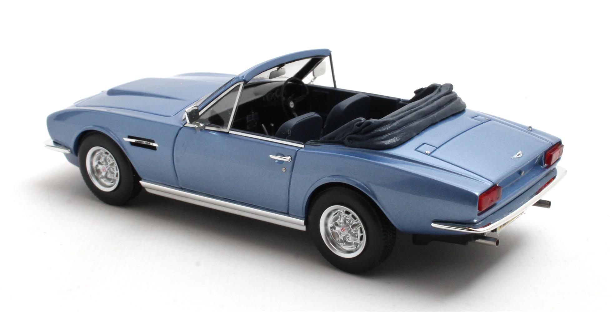 1:43 Matrix - 1973 Aston Martin DBS Banham Cabriolet Open Blue Metallic