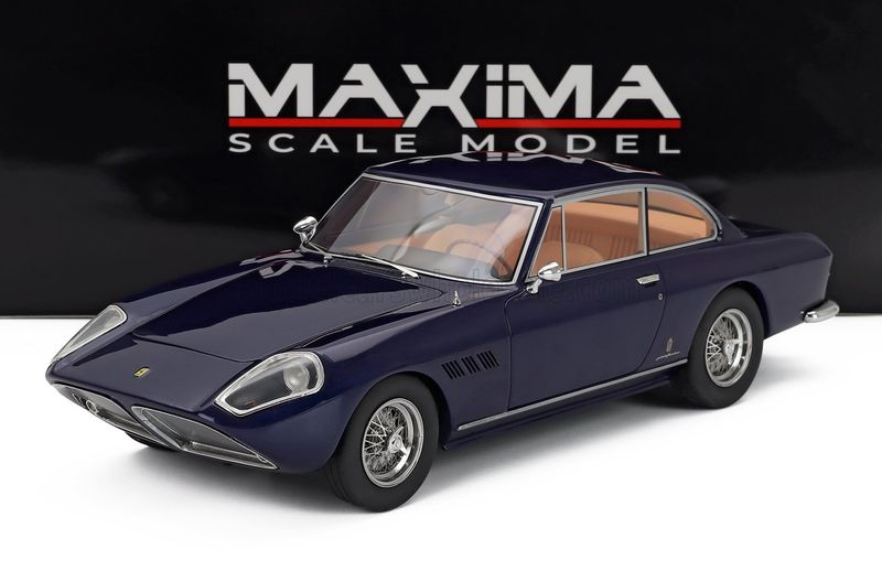 1:18 Maxima Scale Model - 1965 Ferrari 330 GT 2+2 Shark Nose S/N 6537GT Blue Metallic 1:18 Maxima Scale Model - 1965 Ferrari 330 GT 2+2 Shark Nose S/N 6537GT Blue Metallic