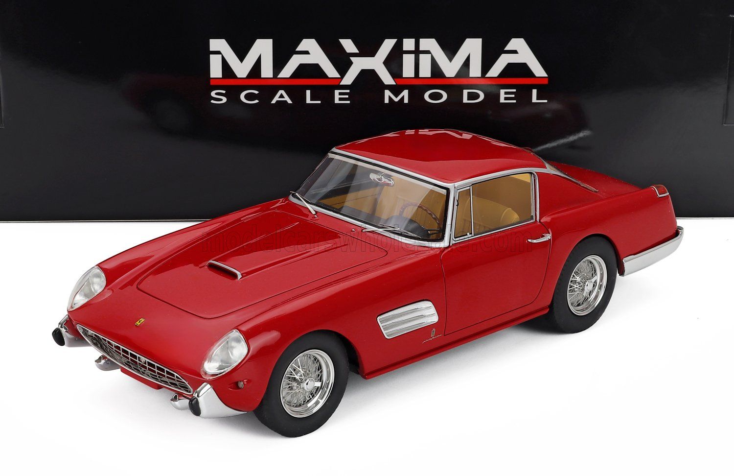 1:18 Maxima Scale Model - 1957 Ferrari 250 GT Coupé Speciale Pininfarina Red