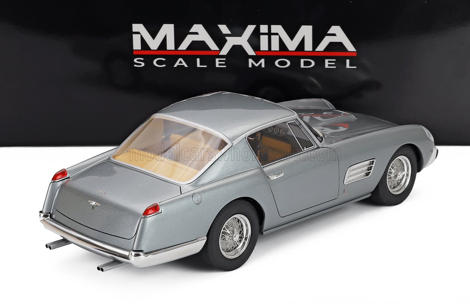 1:18 Maxima Scale Model - 1957 Ferrari 250 GT Coupé Speciale Pininfarina 0751GT Grey Metallic
