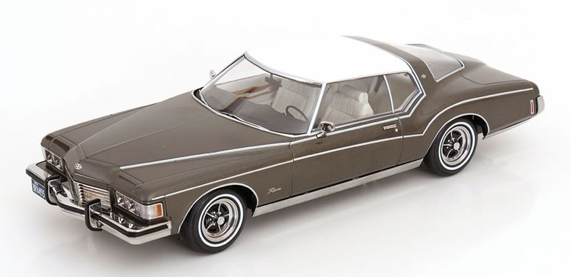 1:18 KK Scale - Buick Riviera 1973 graumetallic/weiß 1:18 KK Scale - Buick Riviera 1973 graumetallic/weiß