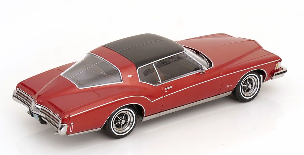 1:18 KK Scale - Buick Riviera The Rockford Files TV Series 1973 rotmetallic/schwarz