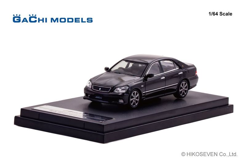 1:64 Gachi Models - 2005 Toyota Crown Athlete, black 1:64 Gachi Models - 2005 Toyota Crown Athlete, black