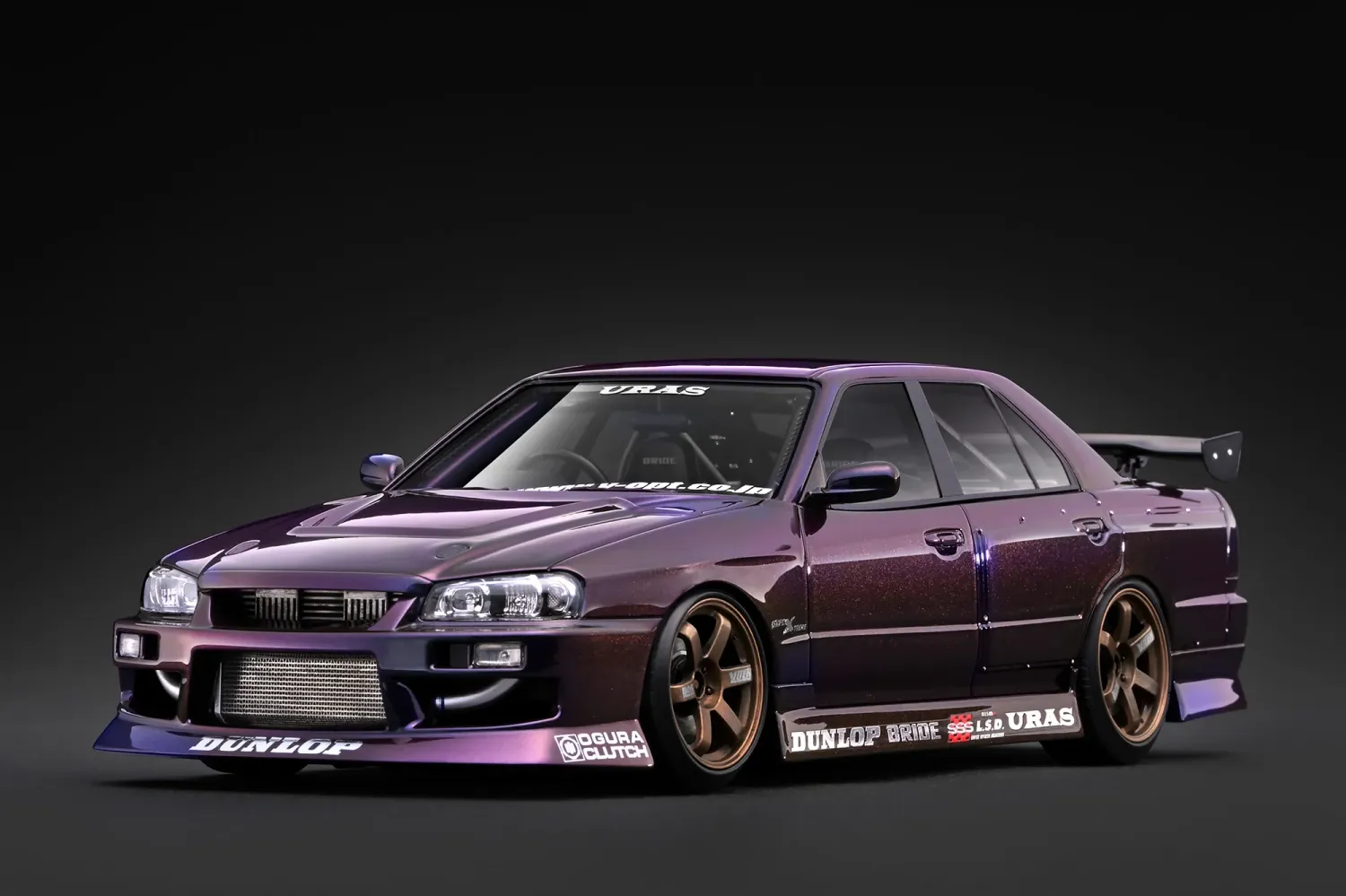 1:18 Ignition - URAS Skyline ER34 , purple metallic