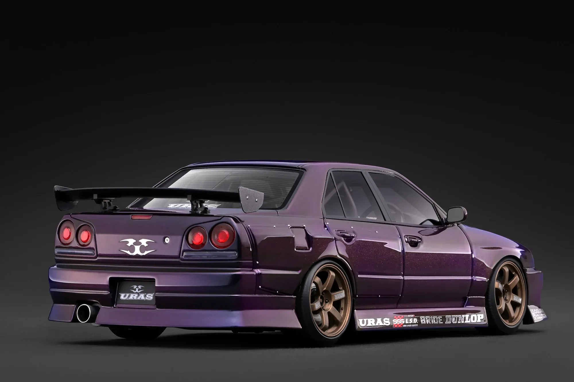 1:18 Ignition - URAS Skyline ER34 , purple metallic