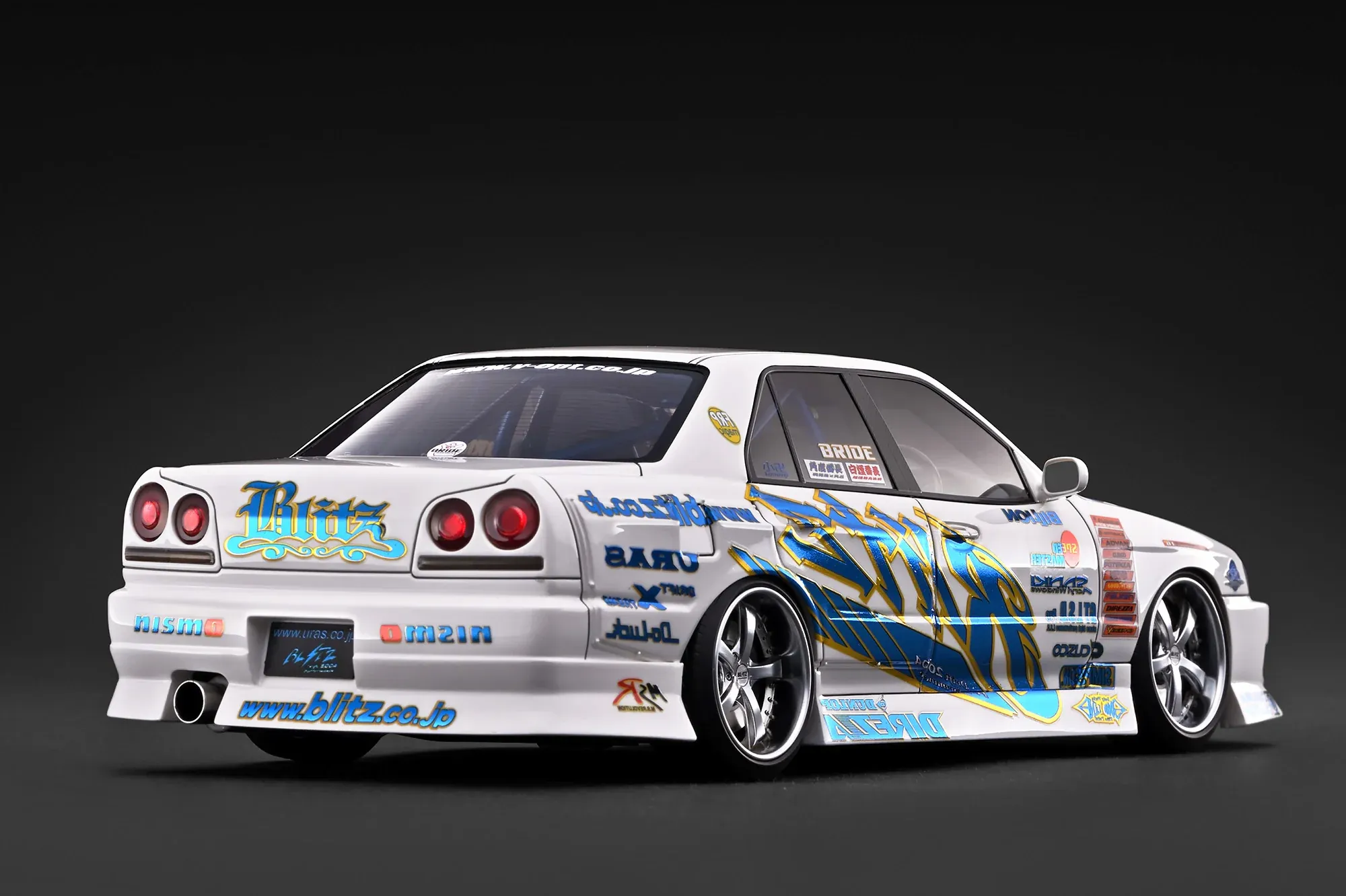 1:18 Ignition - 2004 URAS Skyline ER34 D1 Spec Replica