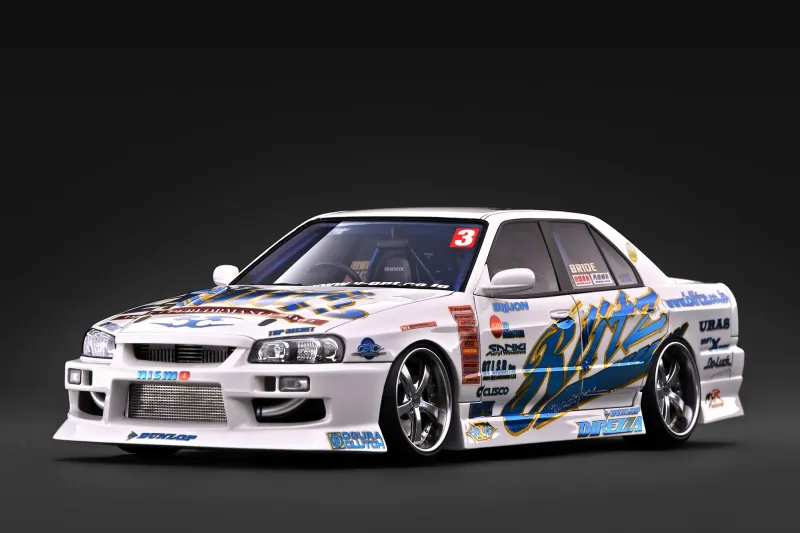 1:18 Ignition - 2004 URAS Skyline ER34 D1 Spec Replica 1:18 Ignition - 2004 URAS Skyline ER34 D1 Spec Replica