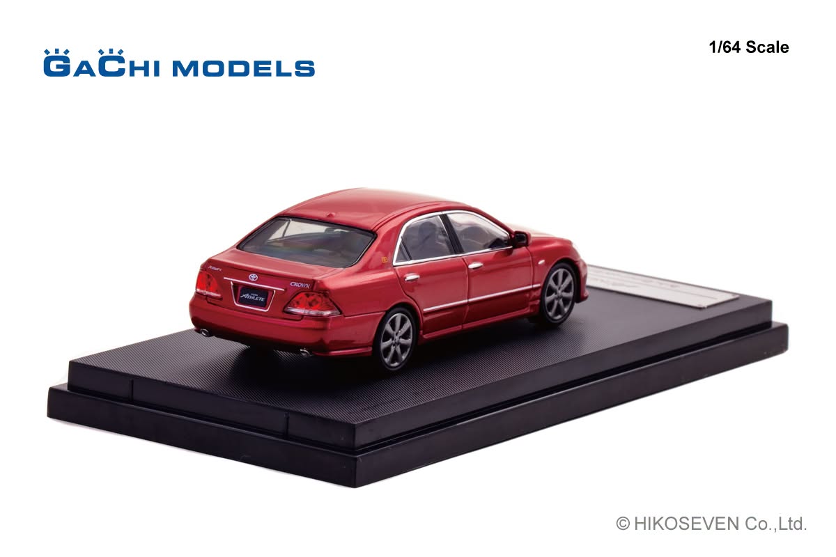 1:64 Gachi Models - 2005 Toyota Crown Athlete, ginger red mica metallic