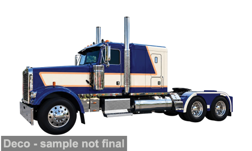 1:64 Ixo USA - 1998 Freightliner Classic Blue / Beige